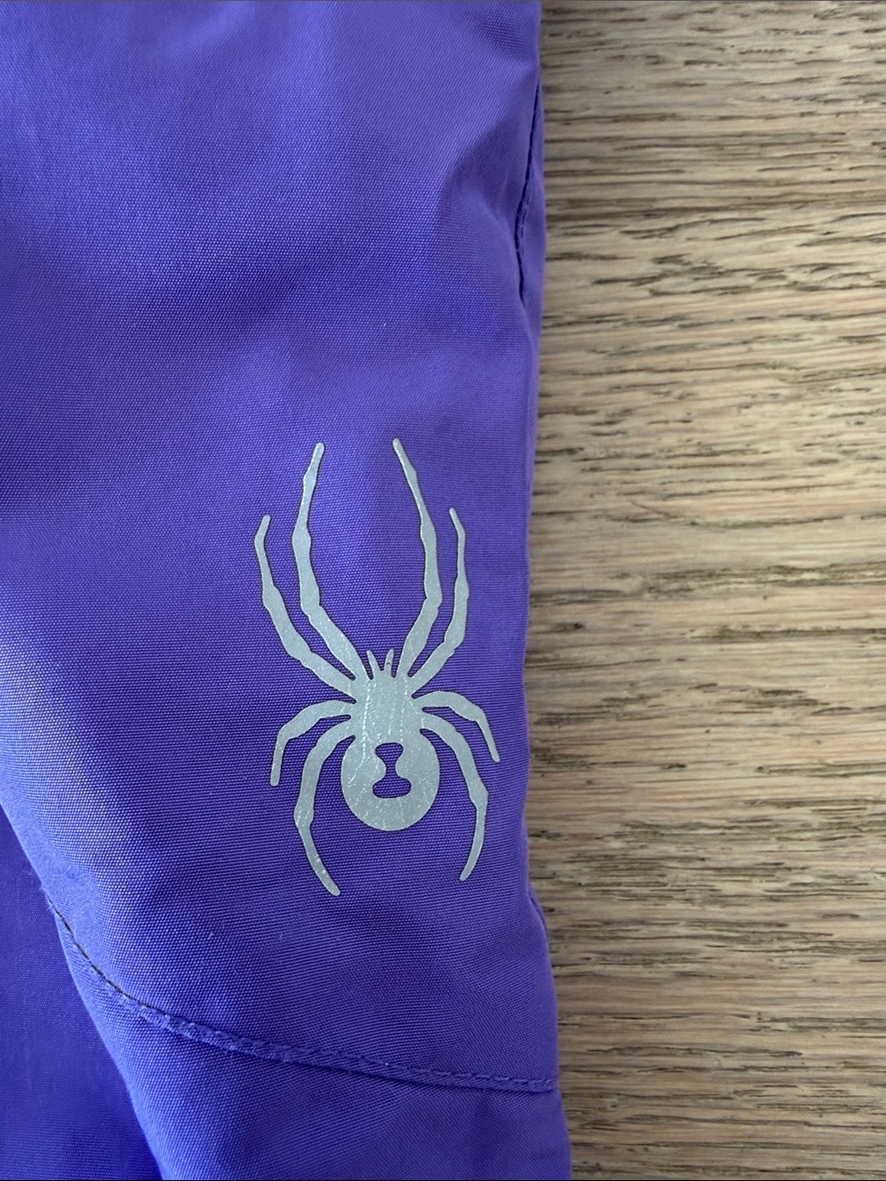 Spyder Purple Kids Snow Bib Overalls - Picture 2 of 5
